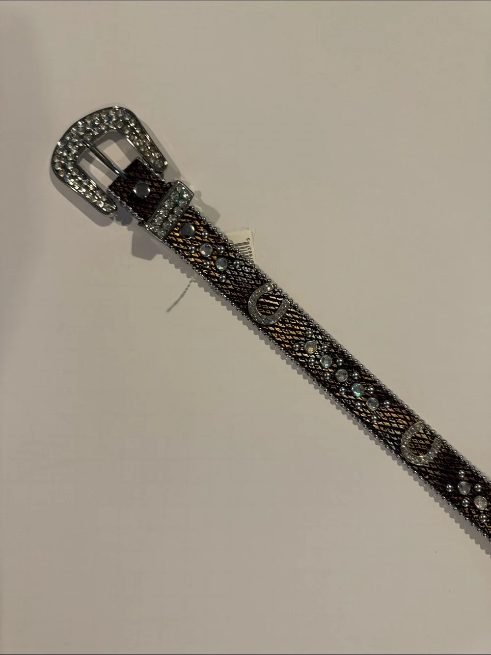Kids Western Rhinestone Belt Size 20 Cowgirl Bling